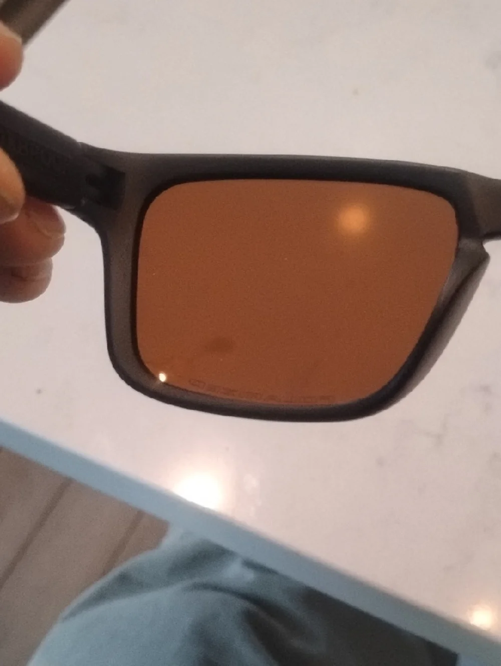 Oakley Holbrook Sunglasses With Gunmetal Accents And Brown Lenses